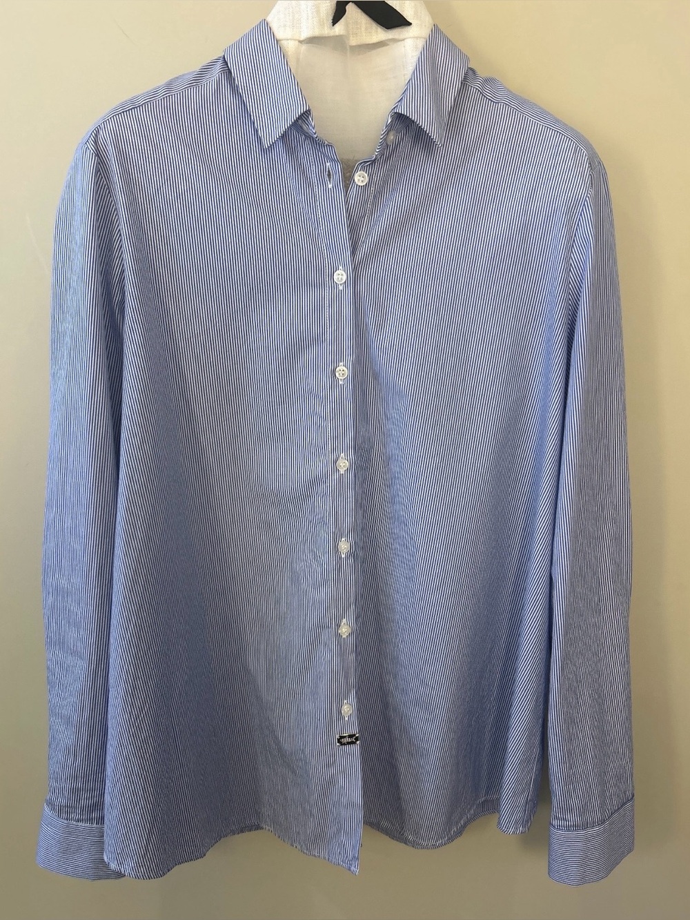 Paul & Shark Light Blue Pinstripe Dress Shirt